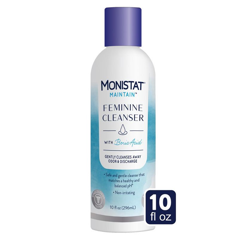 slide 1 of 7, Monistat Maintain Feminine Cleanser with Boric Acid - 10 fl oz, 10 fl oz