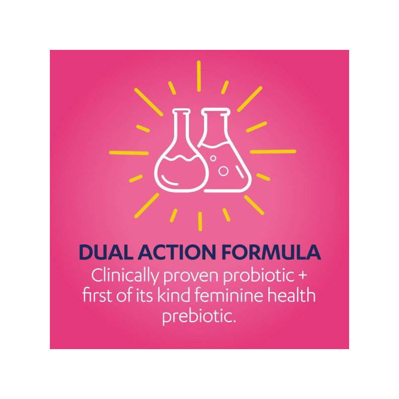 slide 4 of 8, AZO Dual Protection Clinically Proven Women's Probiotic for Urinary + Vaginal Support Capsules - 30ct, 30 ct