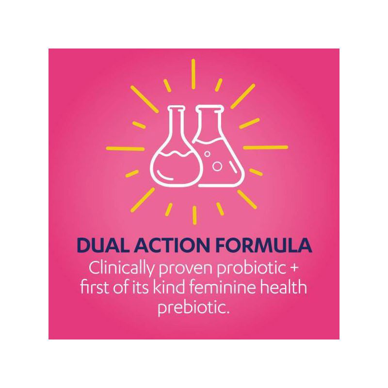 slide 4 of 8, AZO Dual Protection Clinically Proven Women's Probiotic for Urinary + Vaginal Support - 30ct, 30 ct