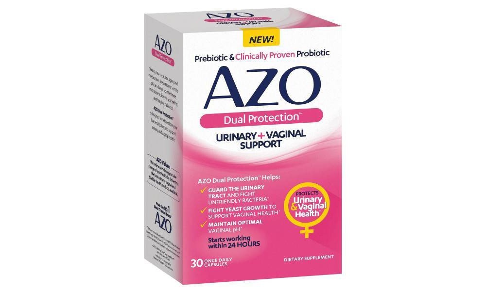 slide 5 of 8, AZO Dual Protection Clinically Proven Women's Probiotic for Urinary + Vaginal Support - 30ct, 30 ct