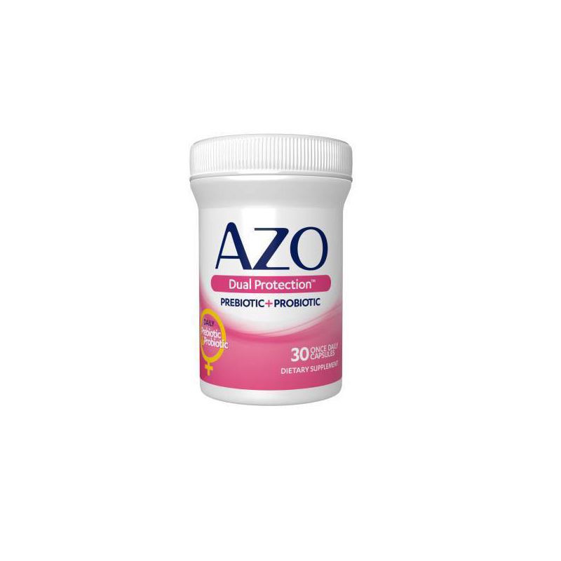 slide 8 of 8, AZO Dual Protection Clinically Proven Women's Probiotic for Urinary + Vaginal Support - 30ct, 30 ct