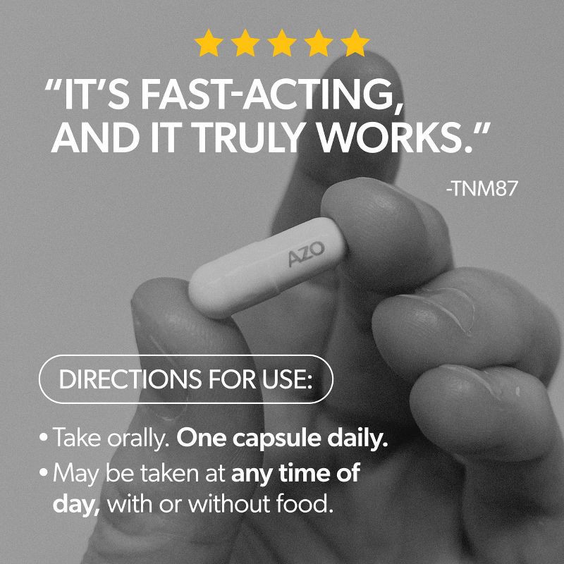 slide 9 of 11, AZO Dual Protection Clinically Proven Women's Probiotic for Urinary + Vaginal Support Capsules - 30ct, 30 ct