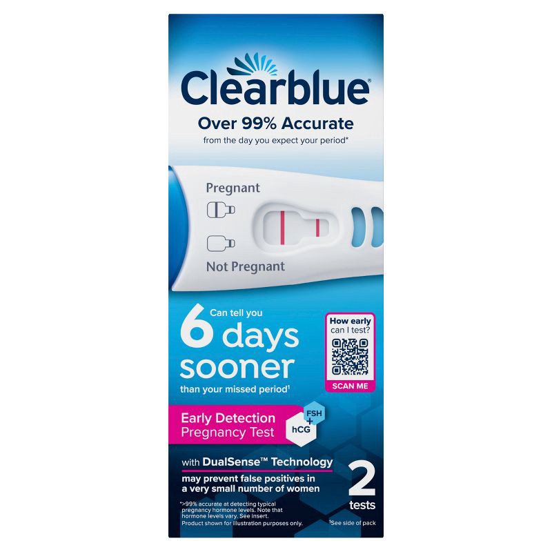 slide 2 of 13, Clearblue Early Detection Pregnancy Tests - 2ct, 2 ct