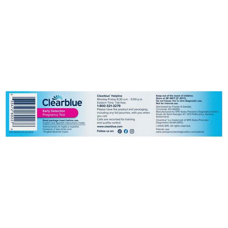 slide 4 of 13, Clearblue Early Detection Pregnancy Tests - 2ct, 2 ct