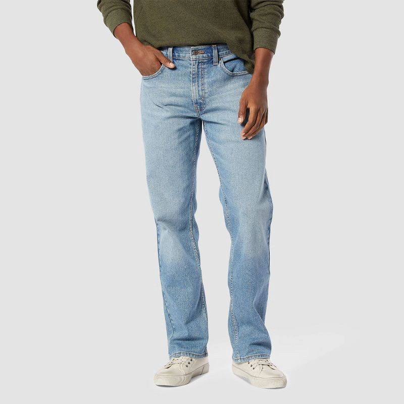 slide 1 of 3, DENIZEN from Levi's DENIZEN® from Levi's® Men's 285™ Relaxed Fit Jeans - Denim Blue 30x30: Heavyweight Cotton Denim, Stretch, Low Rise, 1 ct