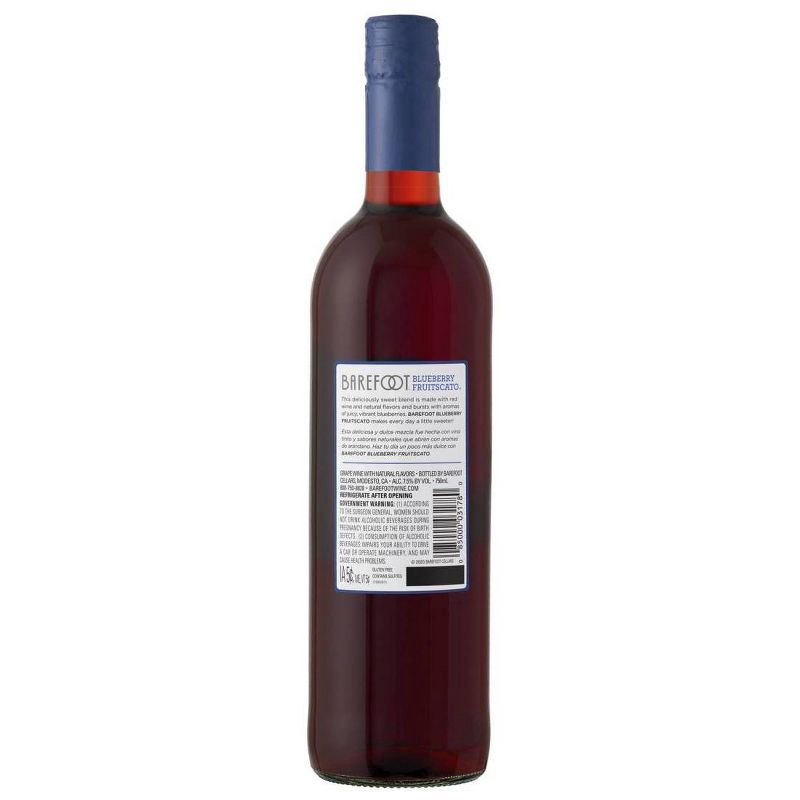 slide 2 of 4, Barefoot Cellars Fruitscato Blueberry Moscato Sweet Wine - 750ml Bottle, 750 ml