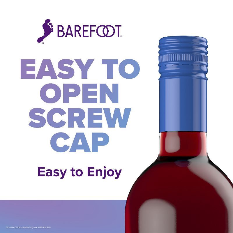 slide 5 of 6, Barefoot Cellars Fruitscato Blueberry Moscato Sweet Wine - 750ml Bottle, 750 ml