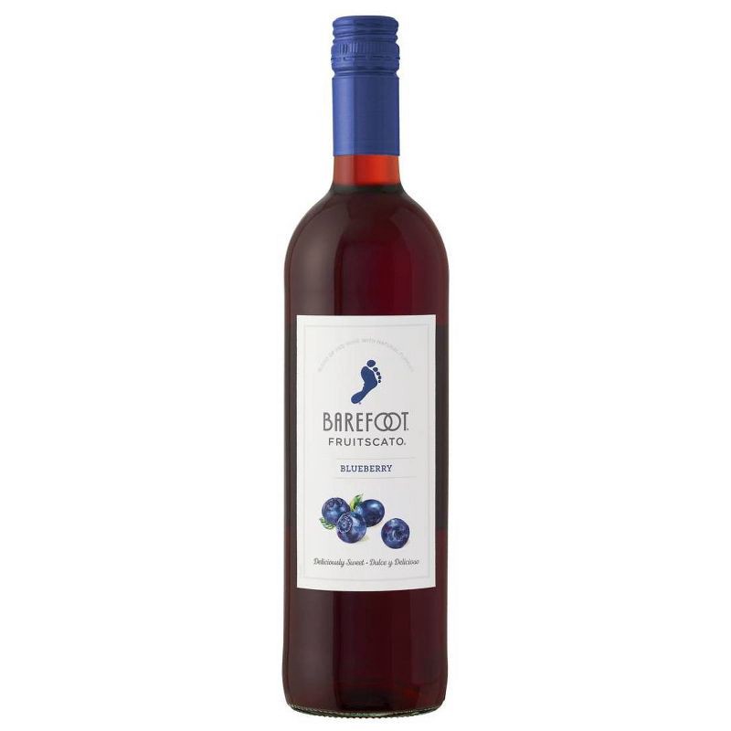 slide 1 of 4, Barefoot Cellars Fruitscato Blueberry Moscato Sweet Wine - 750ml Bottle, 750 ml