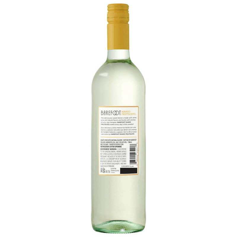 slide 2 of 4, Barefoot Cellars Fruitscato Mango Moscato Sweet Wine - 750ml Bottle, 750 ml