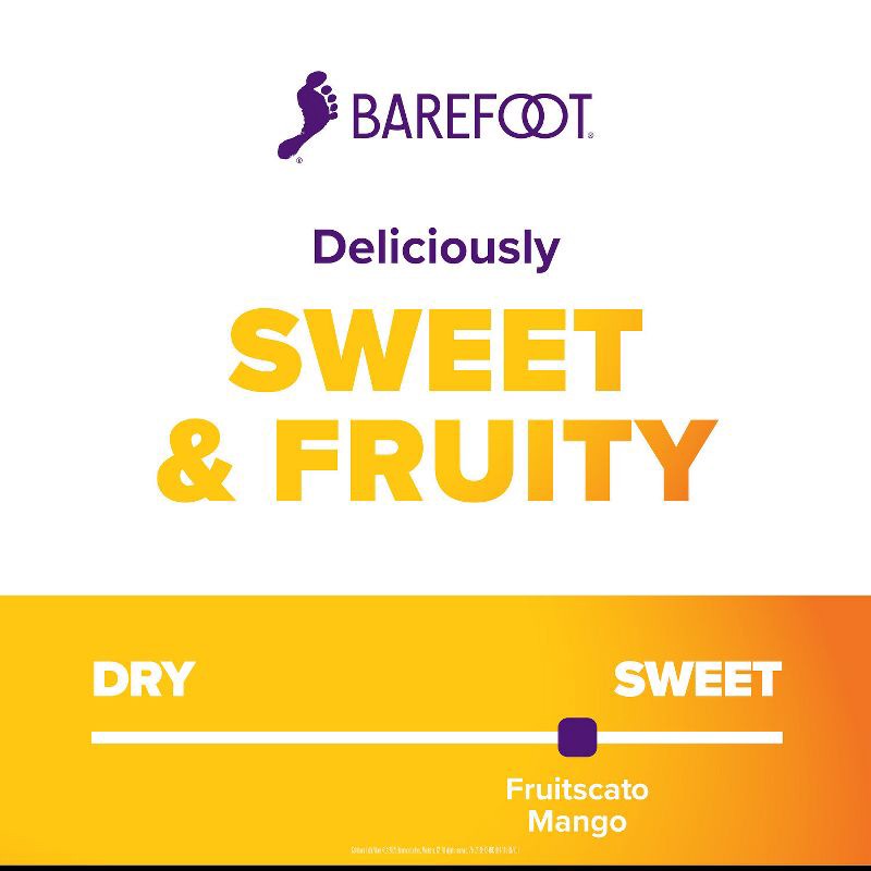 slide 3 of 6, Barefoot Cellars Fruitscato Mango Moscato Sweet Wine - 750ml Bottle, 750 ml