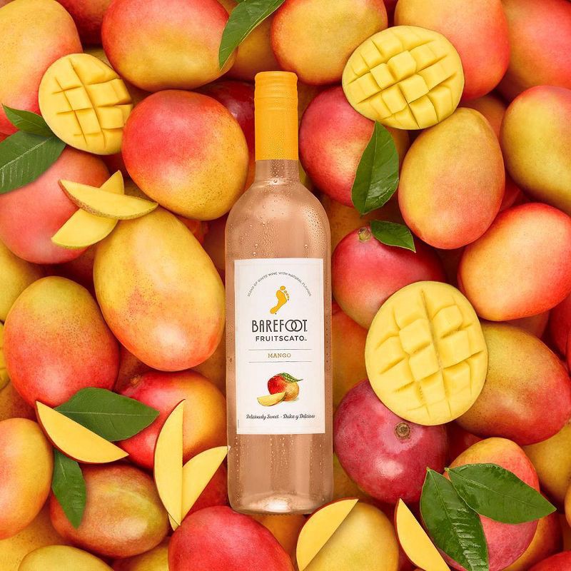 slide 3 of 4, Barefoot Cellars Fruitscato Mango Moscato Sweet Wine - 750ml Bottle, 750 ml