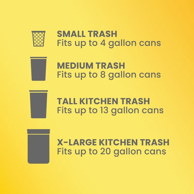 slide 8 of 16, Glad ForceFlex White Trash Bags Gain Moonlight Breeze Scent with Febreze Freshness 13gal - 100ct, 13 gal, 100 ct