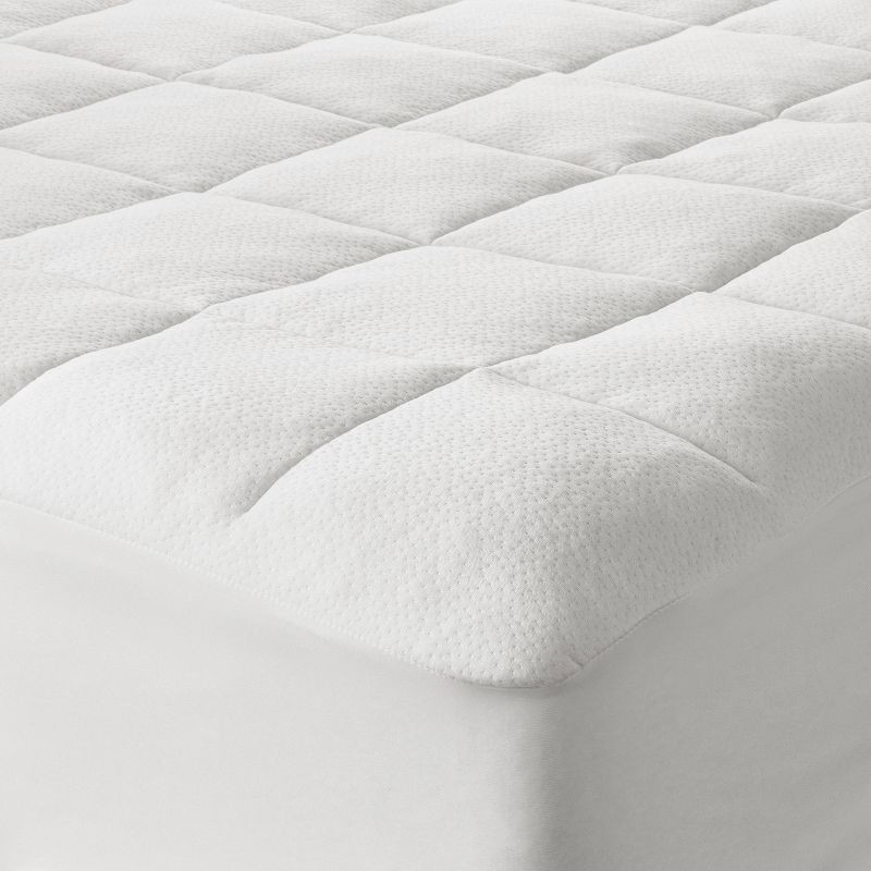 slide 3 of 6, Full Memory Foam & Down Alternative Mattress Pad - Casaluna™: CertiPUR-US & OEKO-TEX Certified, Fits 20" Depth, 1 ct