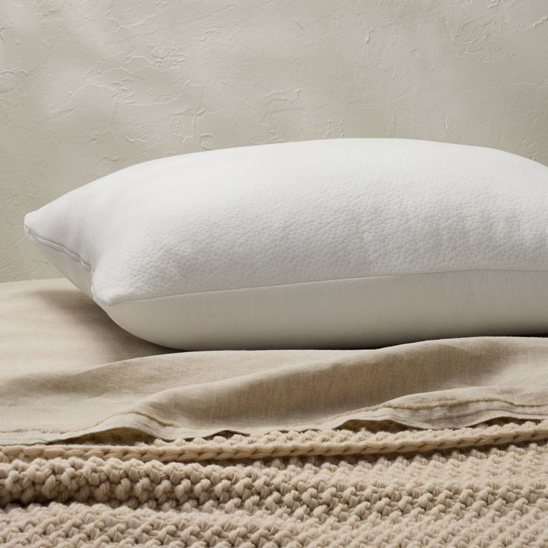 slide 2 of 6, Standard/Queen Medium Machine Washable Memory Foam & Down Alternative Bed Pillow - Casaluna™, 1 ct