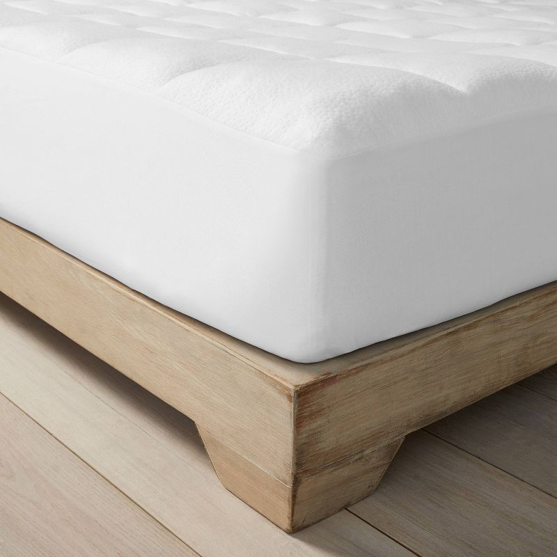 slide 3 of 4, Queen Memory Foam & Down Alternative Mattress Pad - Casaluna™: CertiPUR-US & OEKO-TEX Certified, Fits 20" Depth, 1 ct