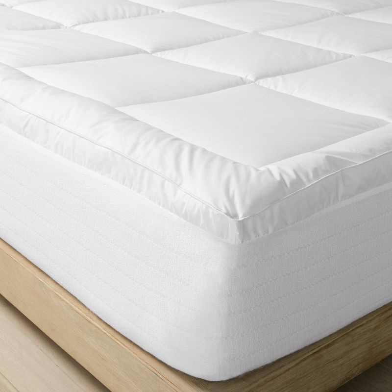 slide 1 of 6, King Ultra Loft Down Alternative Mattress Pad - Casaluna™: 280 Thread Count, 100% Cotton, OEKO-TEX Certified, 1 ct