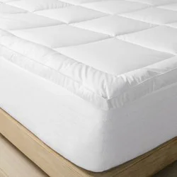 King Ultra Loft Down Alternative Mattress Pad - Casaluna™: 280 Thread Count, 100% Cotton, OEKO-TEX Certified