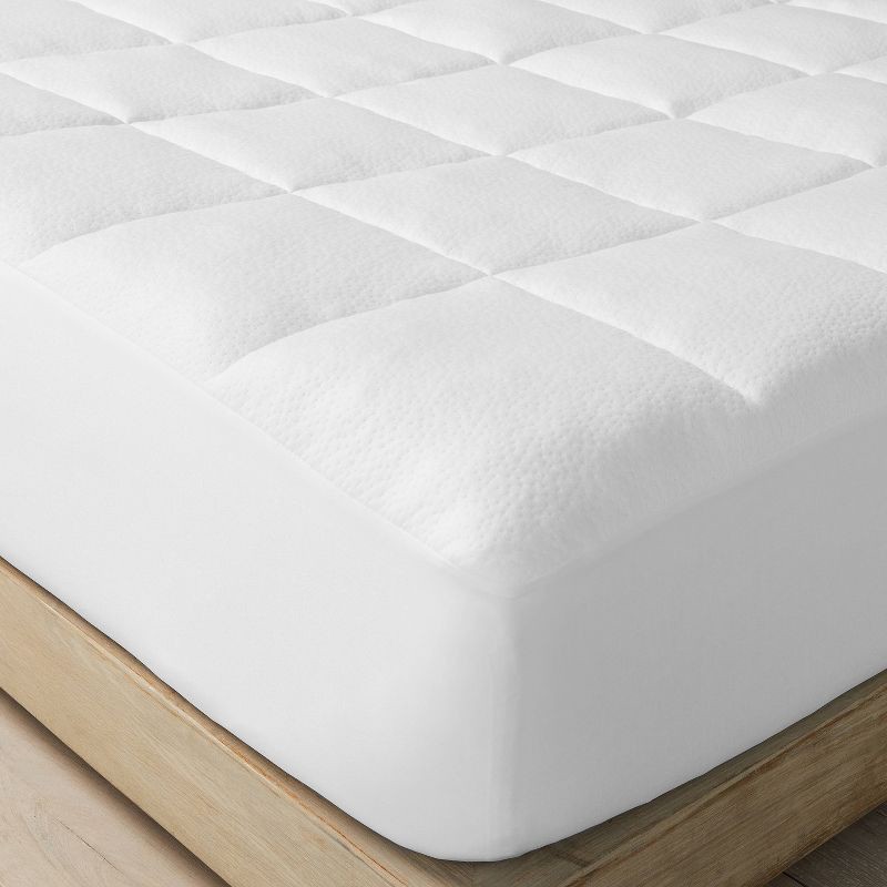 slide 1 of 6, King Memory Foam & Down Alternative Mattress Pad - Casaluna™: CertiPUR-US & OEKO-TEX Certified, Fits 20" Depth, 1 ct