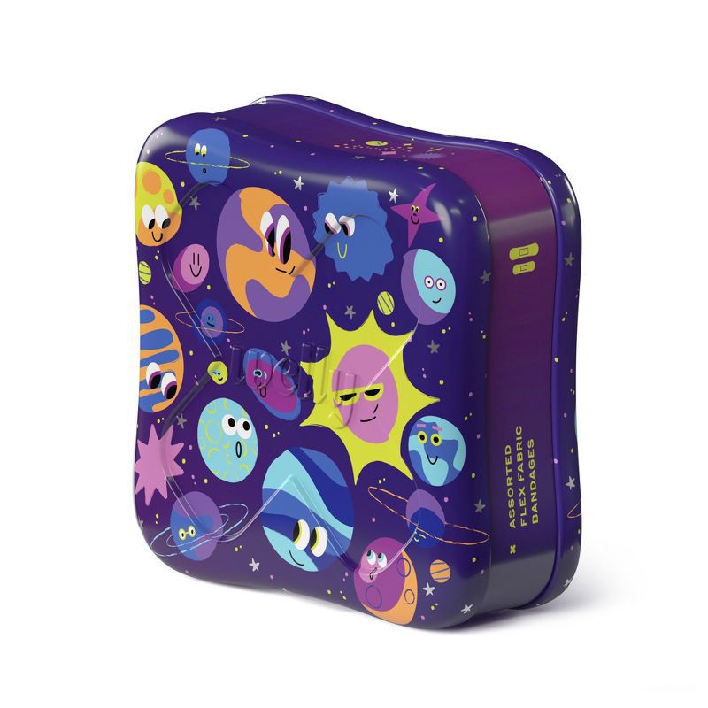 slide 8 of 8, Welly Kids' Flex Fabric Bandages - Space - 48ct, 48 ct