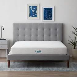 Lucid Essence 8" SureCool Gel Memory Foam Mattress with Antimicrobial Technology - Queen