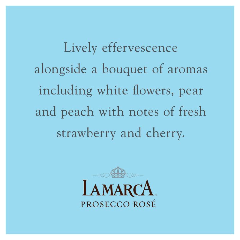 slide 3 of 7, La Marca Prosecco Rosé Sparkling Wine - 750ml Bottle, 750 ml