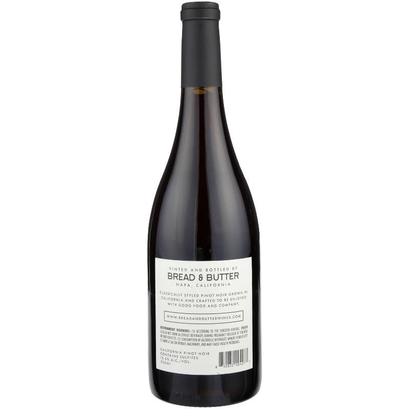 slide 3 of 6, Bread & Butter Pinot Noir Red Wine - 750ml Bottle, 750 ml