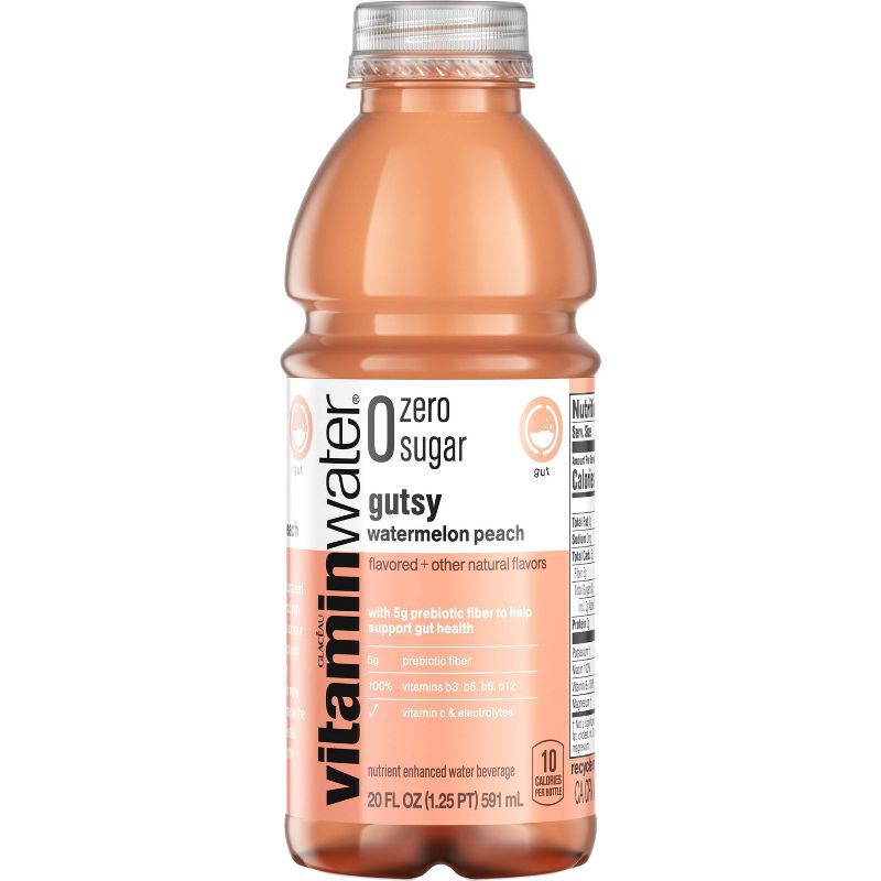 slide 2 of 6, Vitamin Water vitaminwater zero Watermelon Peach - 20 fl oz Bottle, 20 fl oz