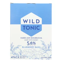 Wild Tonic Blueberry Basil - 4 ct; 12 fl oz