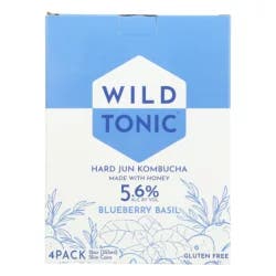 Wild Tonic Blueberry Basil - 4 ct; 12 fl oz