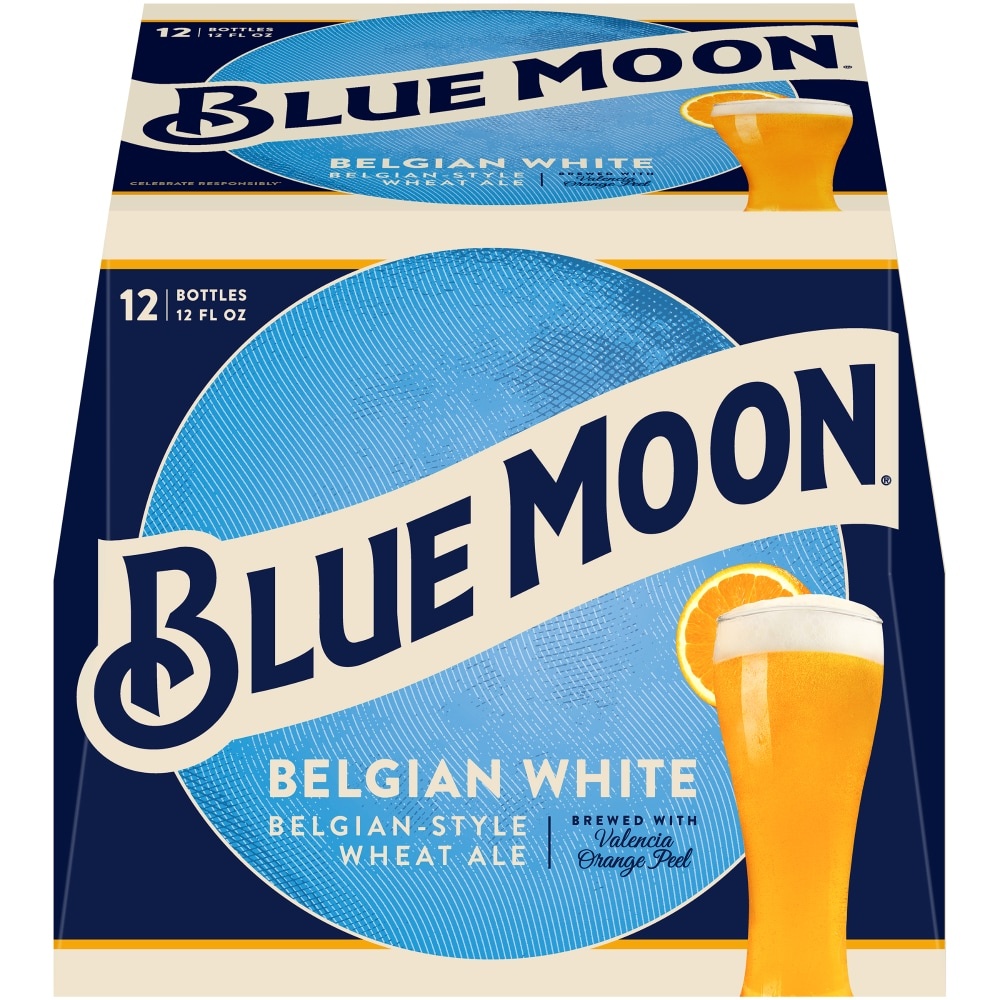 slide 1 of 8, Blue Moon Belgian White, 12 ct; 12 oz