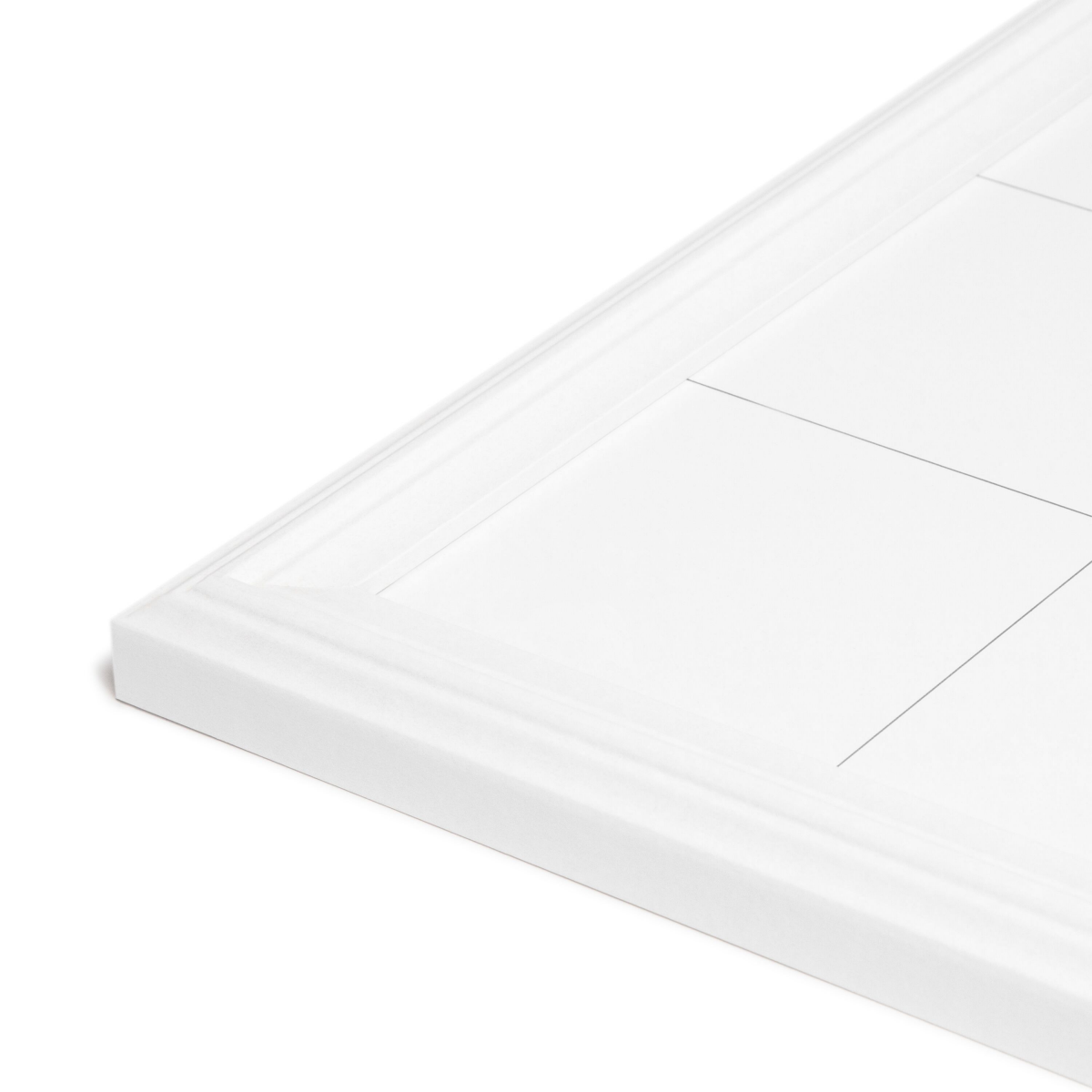 slide 2 of 2, U Brands 30 x 20 in. Magnetic Dry Erase Calendar Board, White Wood Style Frame, 1 ct