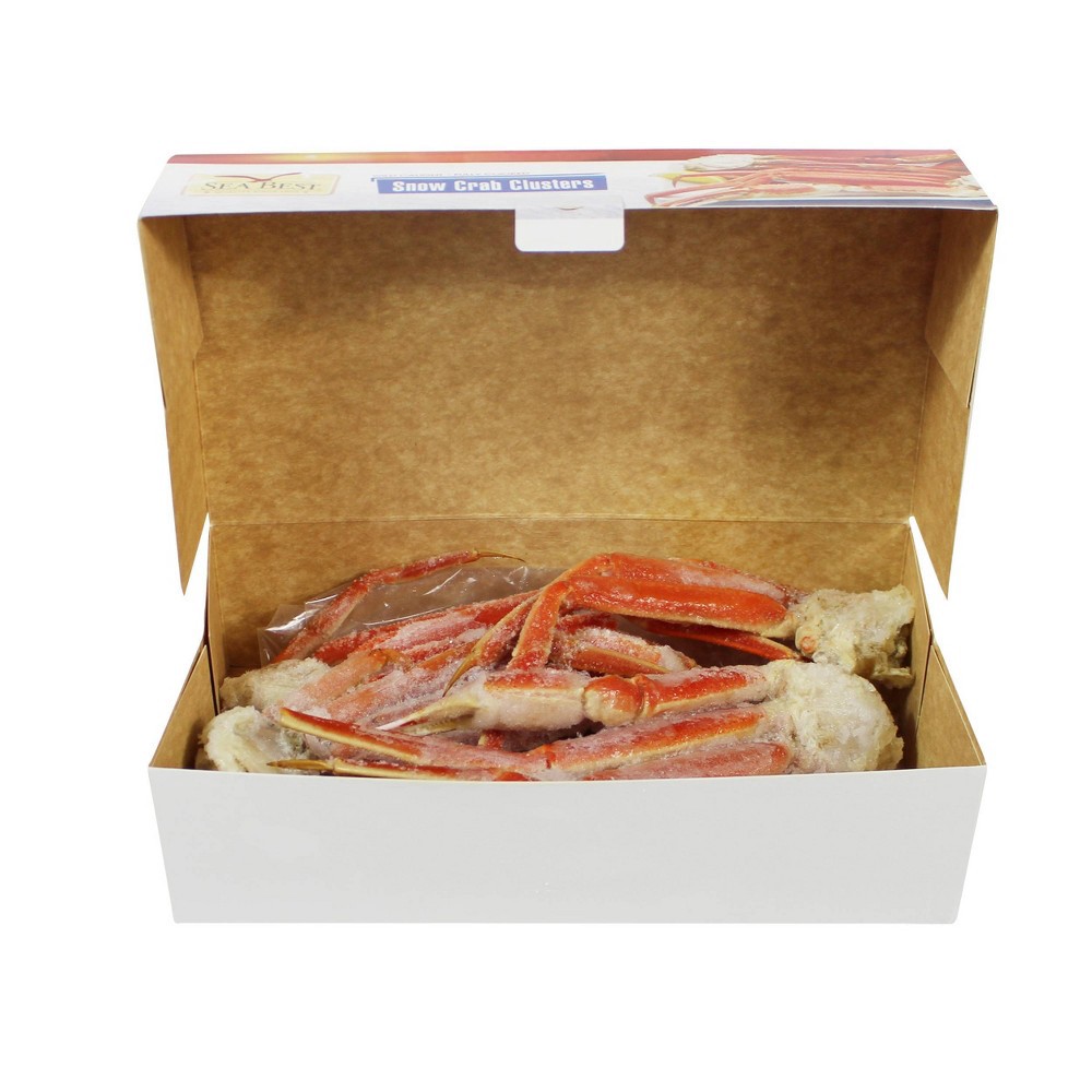 slide 3 of 6, Sea Best Snow Crab Clusters - Frozen - 24oz, 24 oz