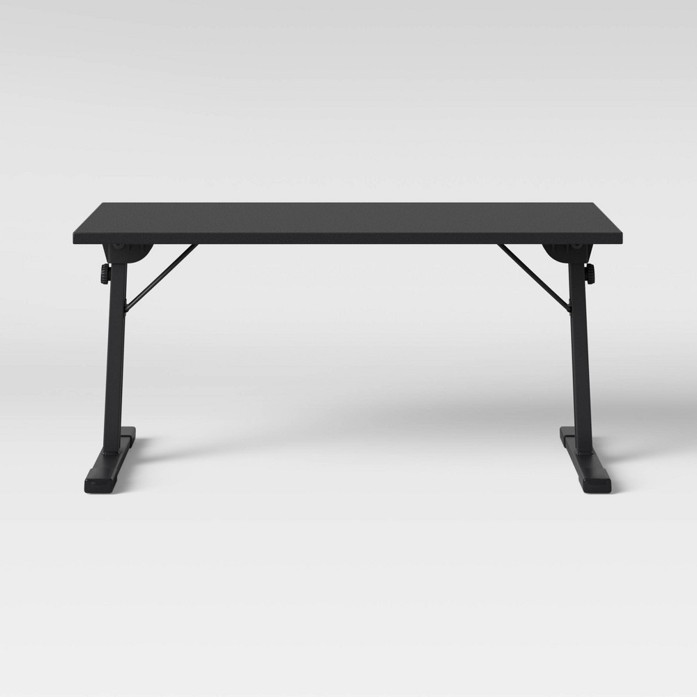 slide 3 of 5, Adjustable Mixed Material Lap Desk Black - Room Essentials, 1 ct