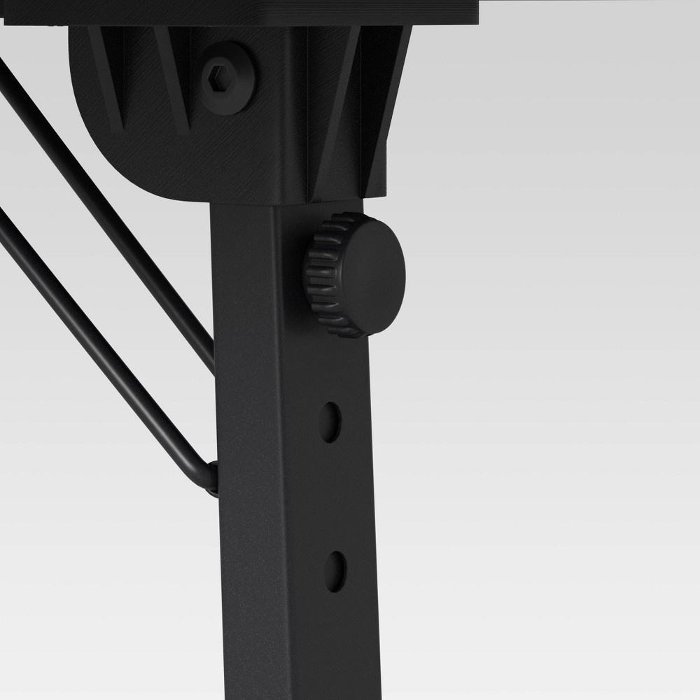 slide 4 of 5, Adjustable Mixed Material Lap Desk Black - Room Essentials, 1 ct