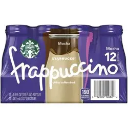 Starbucks RTD Starbucks Frappuccino Mocha Coffee Drink - 12pk/9.5 fl oz Bottle