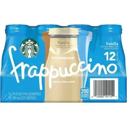 Starbucks RTD Starbucks Frappuccino Vanilla Coffee Drink - 12pk/9.5 fl oz Bottle