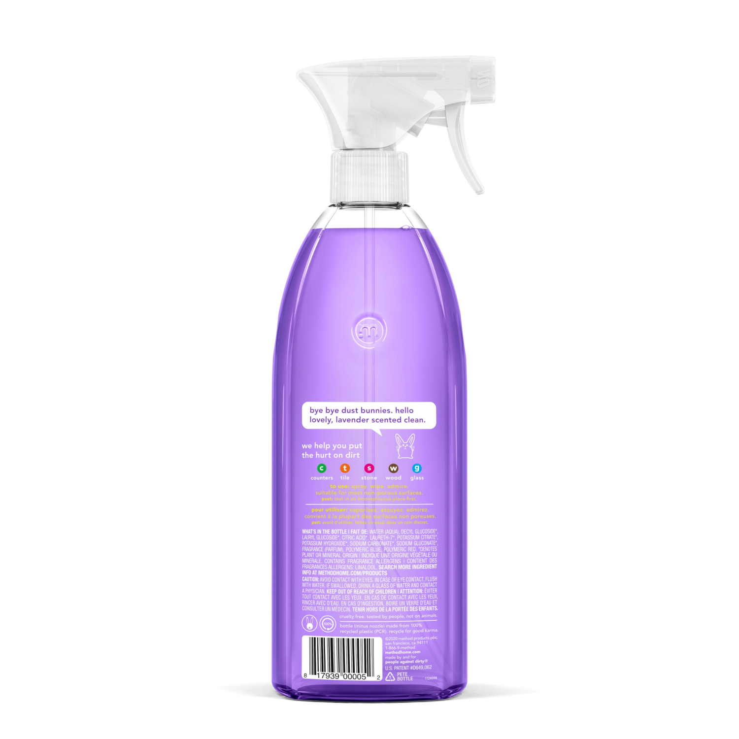 slide 2 of 6, Method French Lavender All-Purpose Surface Cleaner, 28 fl oz