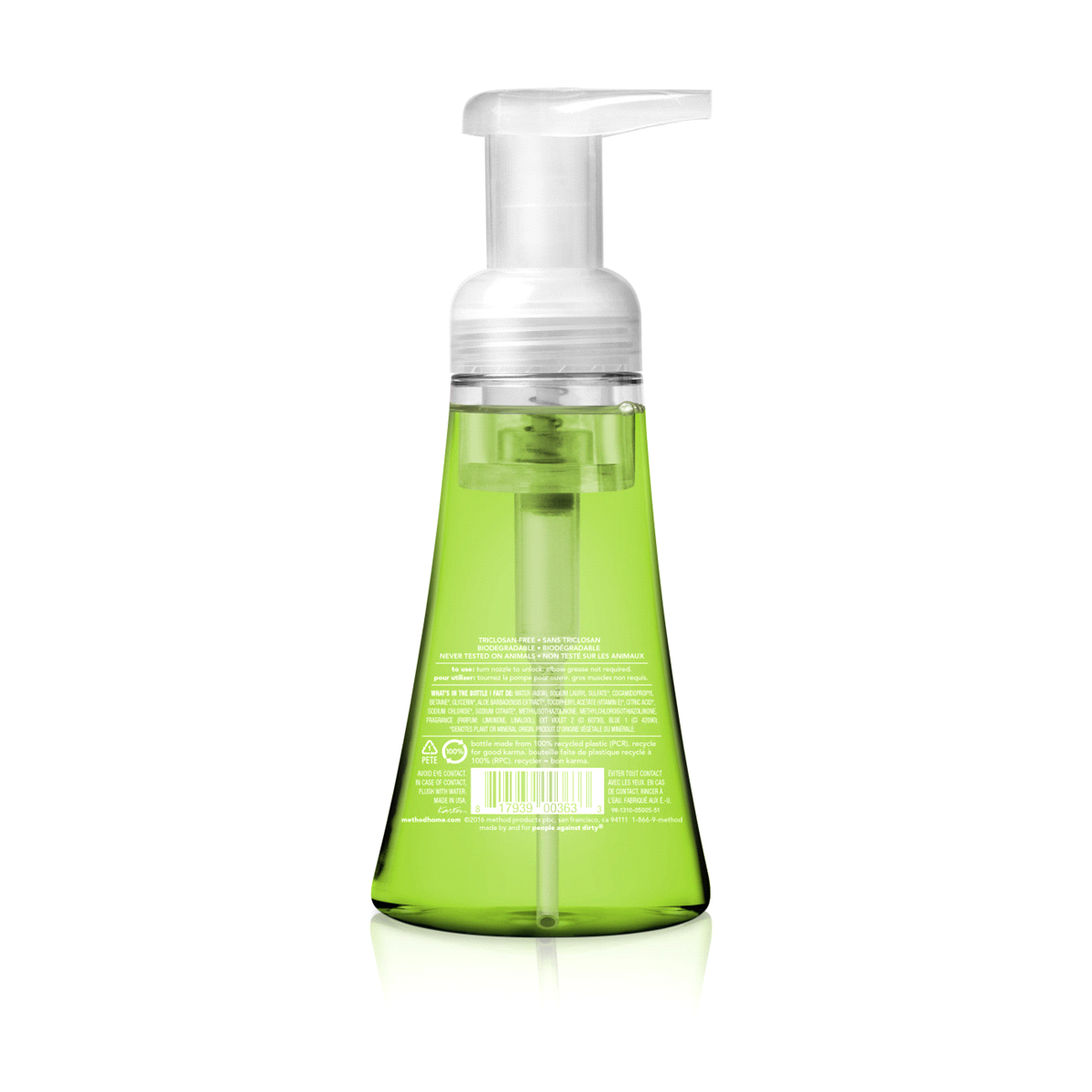 slide 2 of 5, method Green Tea & Aloe Foaming Hand Wash, 10 fl oz