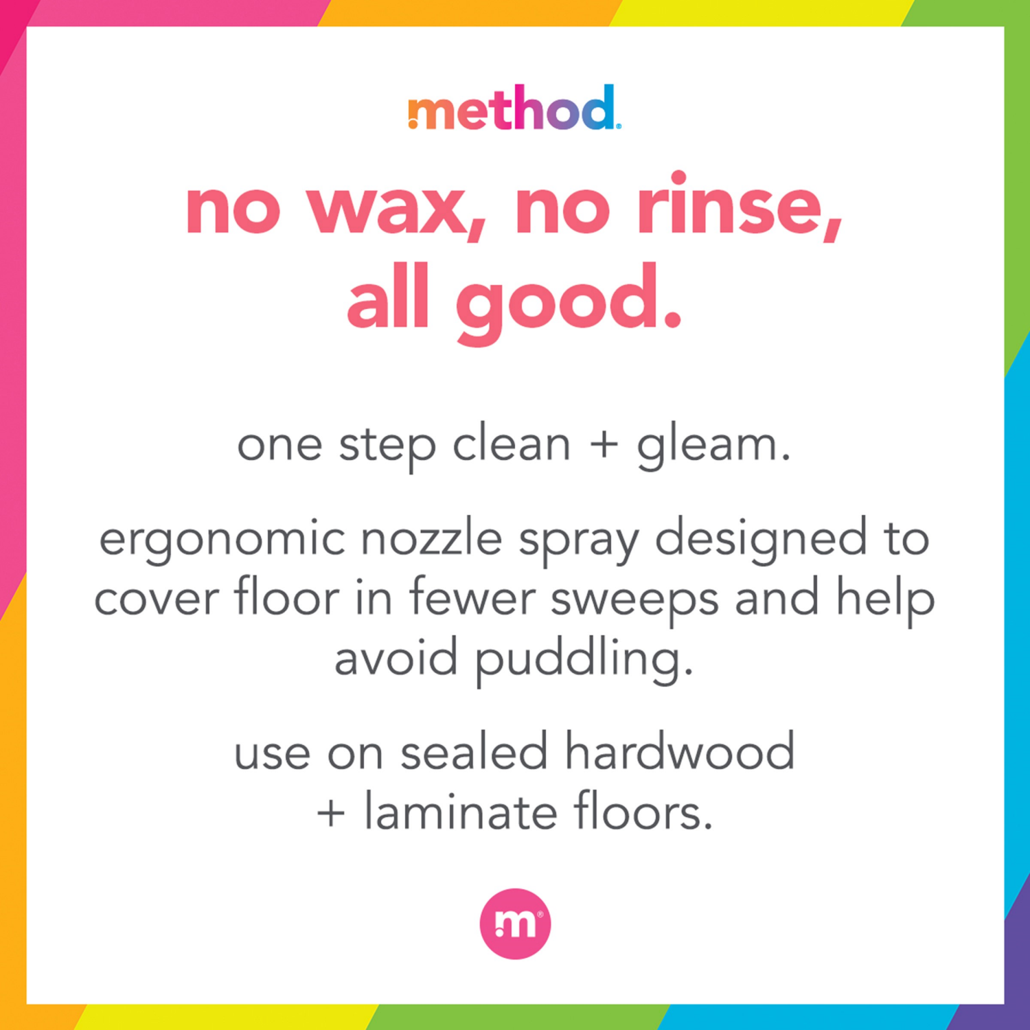 slide 4 of 5, Method Squirt + Mop Hardwood Floor Cleaner, Almond, 25 fl oz