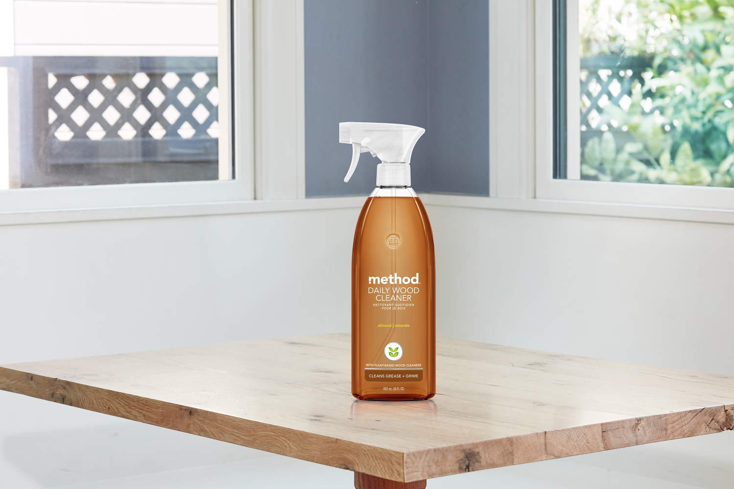 slide 4 of 5, method Wood For Good Daily Wood Cleaner, Almond, 28 Ounce, 4 Pack, Packaging May Vary, 28 fl oz