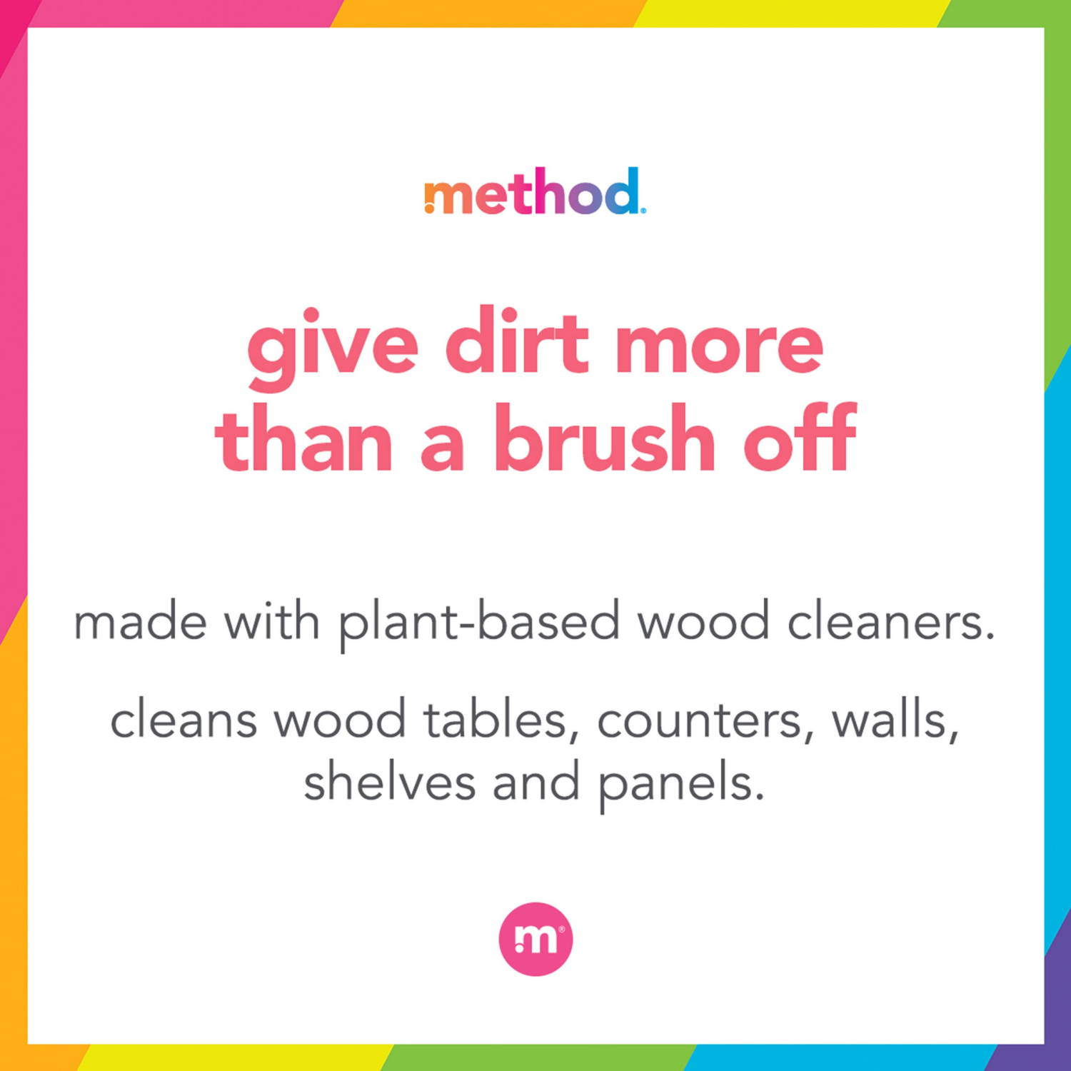 slide 3 of 5, method Wood For Good Daily Wood Cleaner, Almond, 28 Ounce, 4 Pack, Packaging May Vary, 28 fl oz