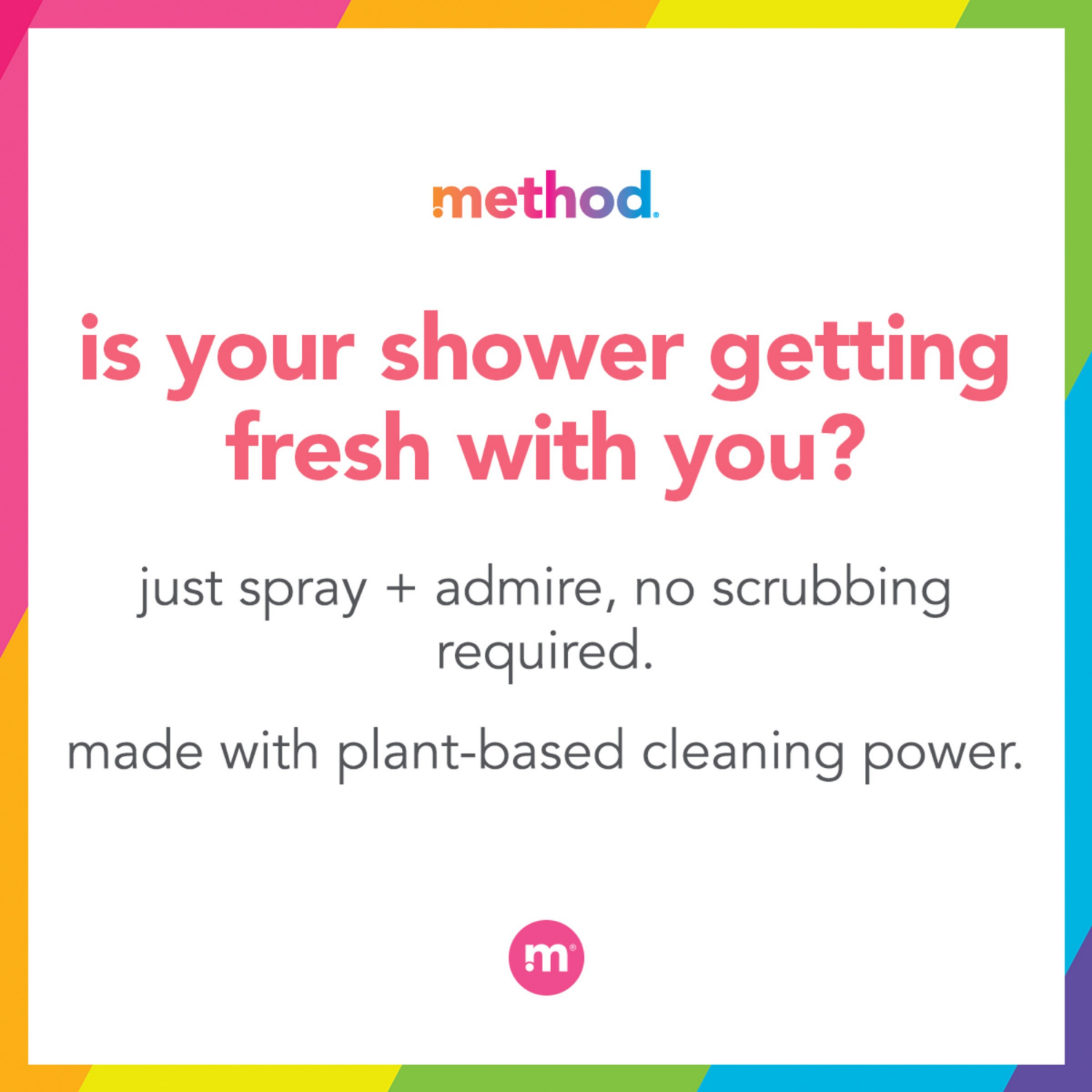 slide 3 of 5, method Daily Shower Spray Cleaner, Eucalyptus Mint, 28 Ounce, 28 fl oz