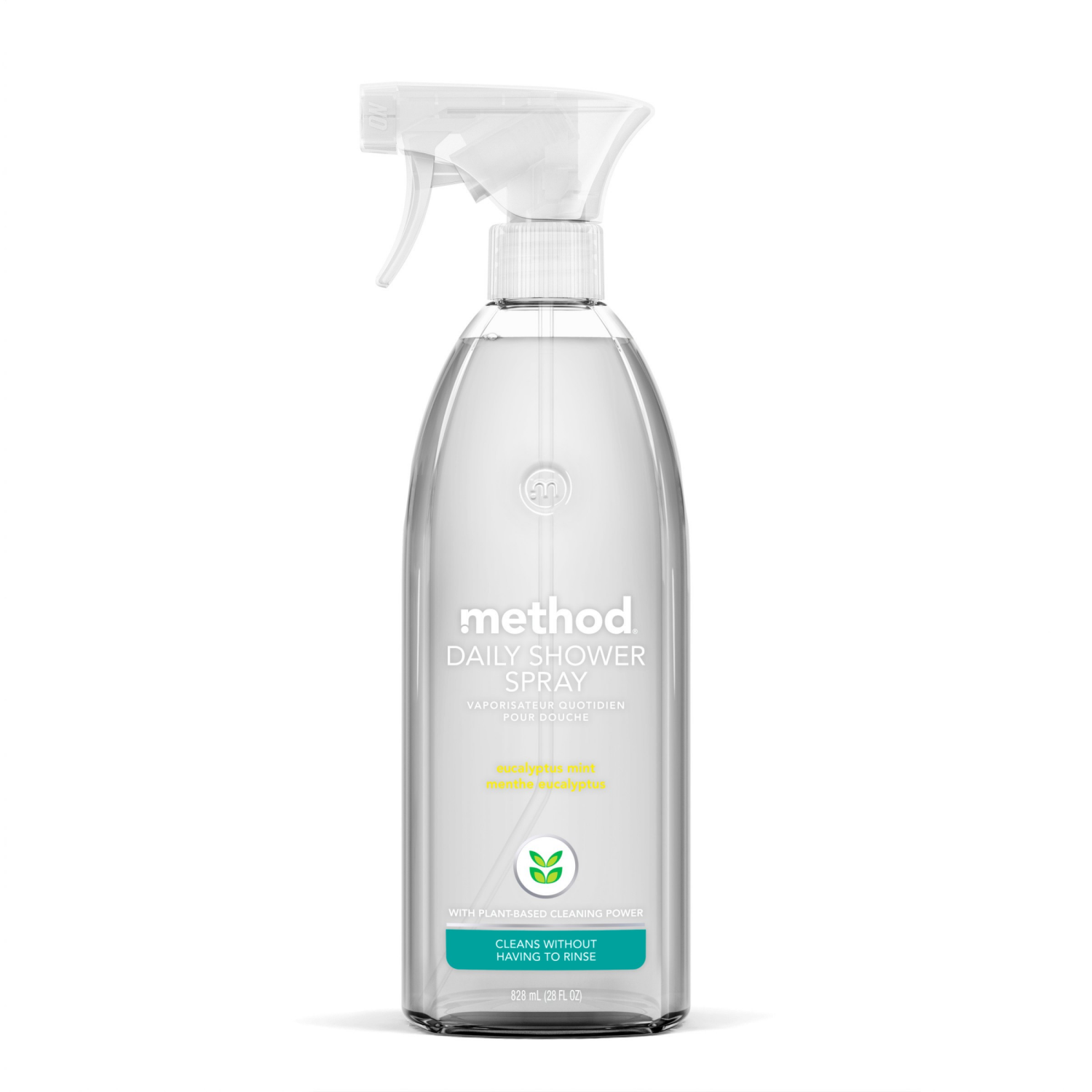 slide 1 of 5, method Daily Shower Spray Cleaner, Eucalyptus Mint, 28 Ounce, 28 fl oz