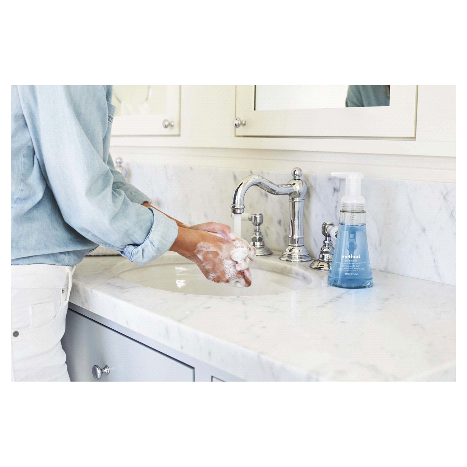 slide 2 of 2, Method Foaming Hand Wash, Sea Minerals, 10 Fl Oz, 10 oz