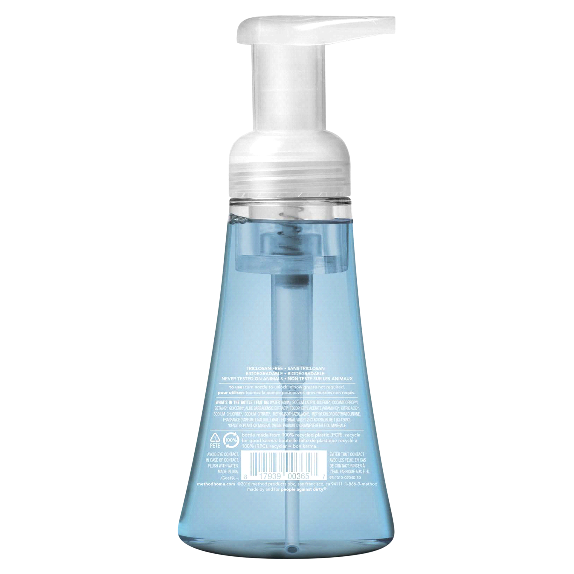 slide 4 of 9, method Sea Minerals Foaming Hand Wash, 10 fl oz