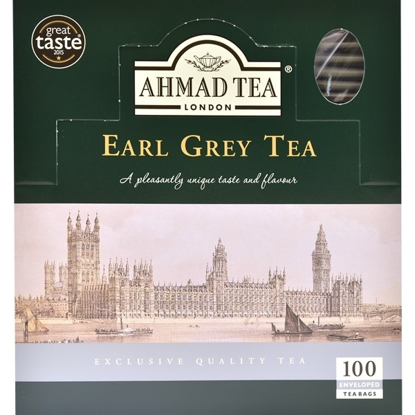 slide 1 of 1, Ahmad Tea London Earl Grey Tea Bags, 100 ct