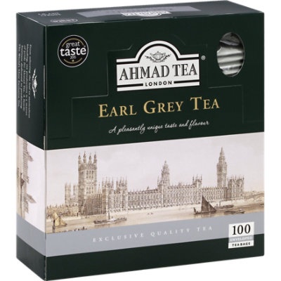 slide 1 of 1, Ahmad Tea London Earl Grey Tea Bags, 7 oz