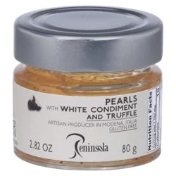 Peninsola Pearls with White Condiment and Truffle 2.82 oz
