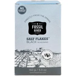 Fossil River Black Salt Flakes