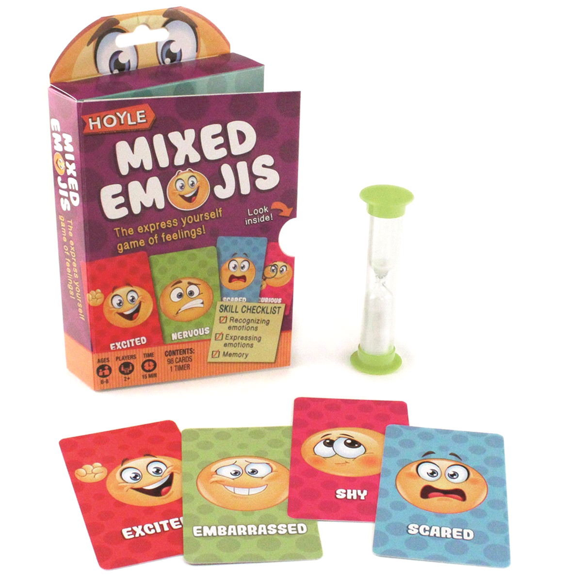 slide 1 of 1, Hoyle Mixed Emojis Childrens Card Game, 1 ct